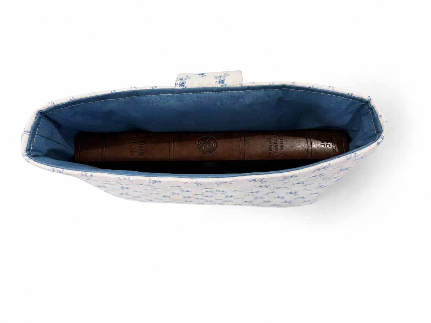 Blue Garden Bible Sleeve