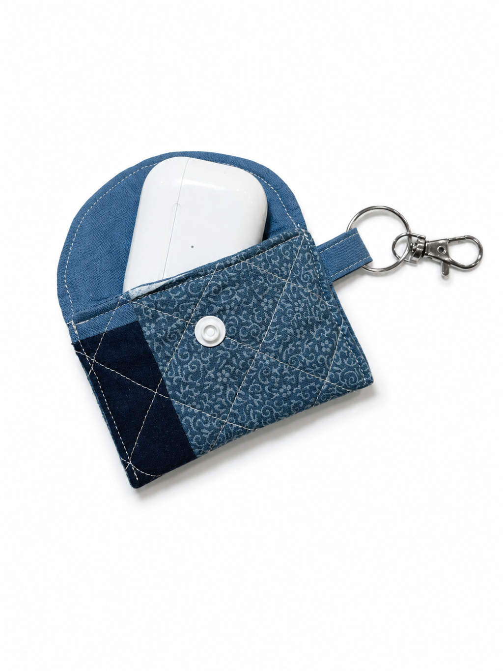 Blue Patchwork AirPod Pro Case
