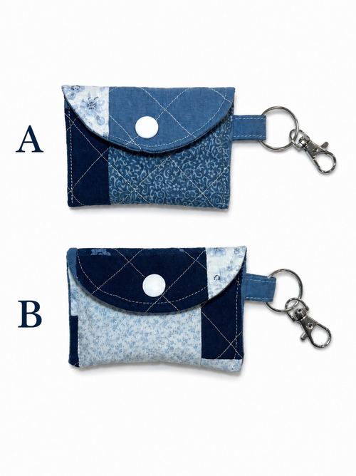 Blue Patchwork AirPod Pro Case