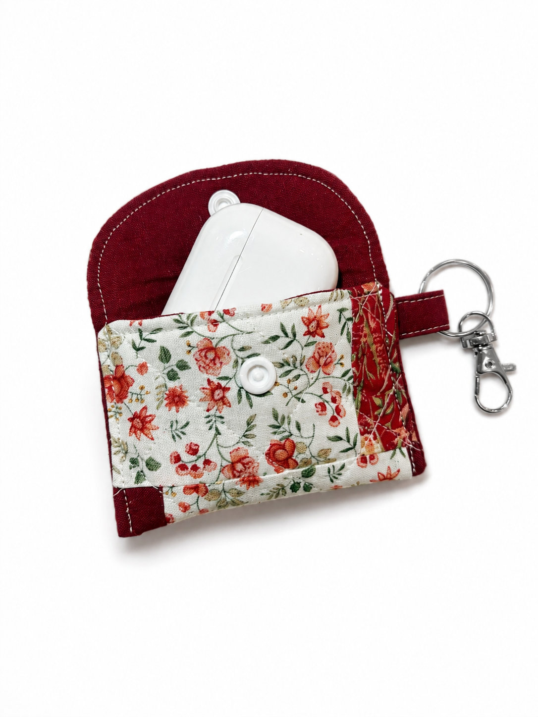 Red Patchwork AirPod Pro Case