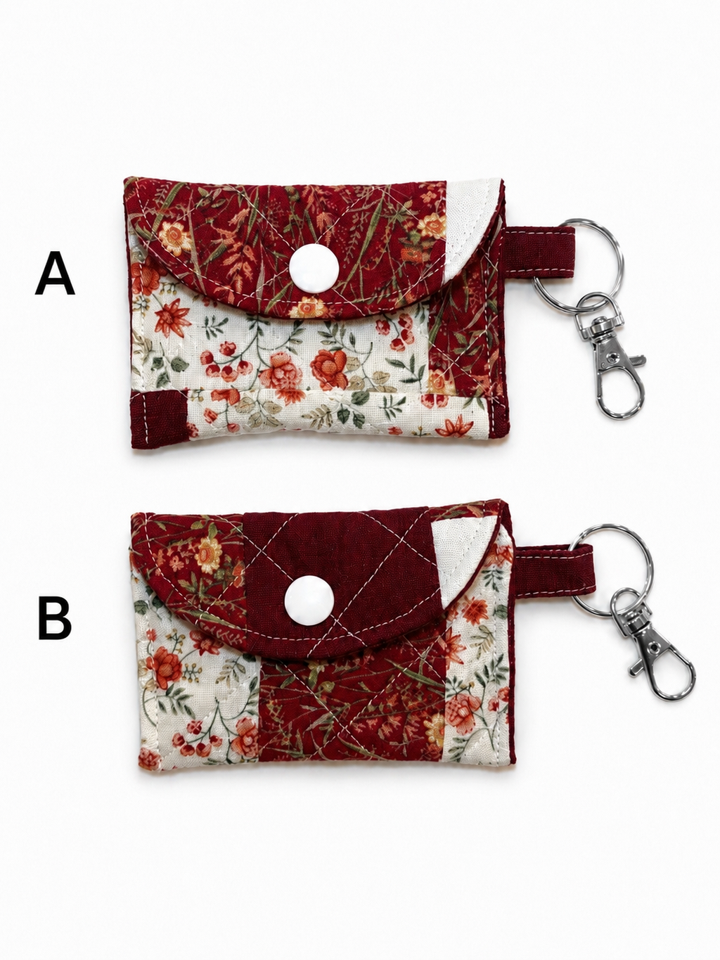 Red Patchwork AirPod Pro Case