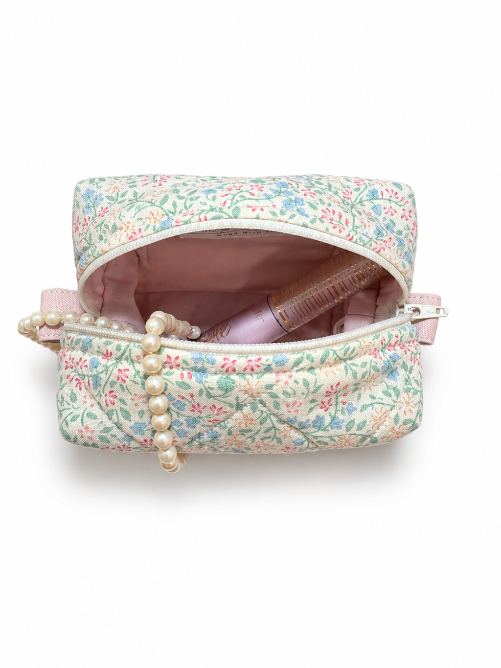 Summer Floral Mini Makeup Bag