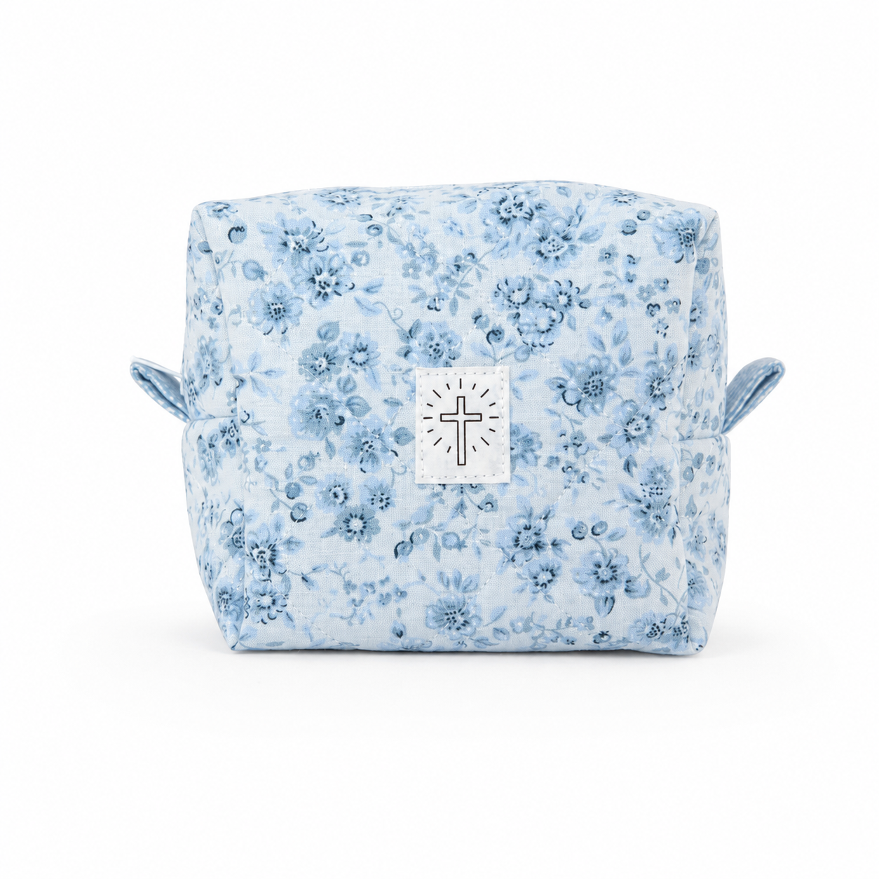Coastal Floral Mini Makeup Bag