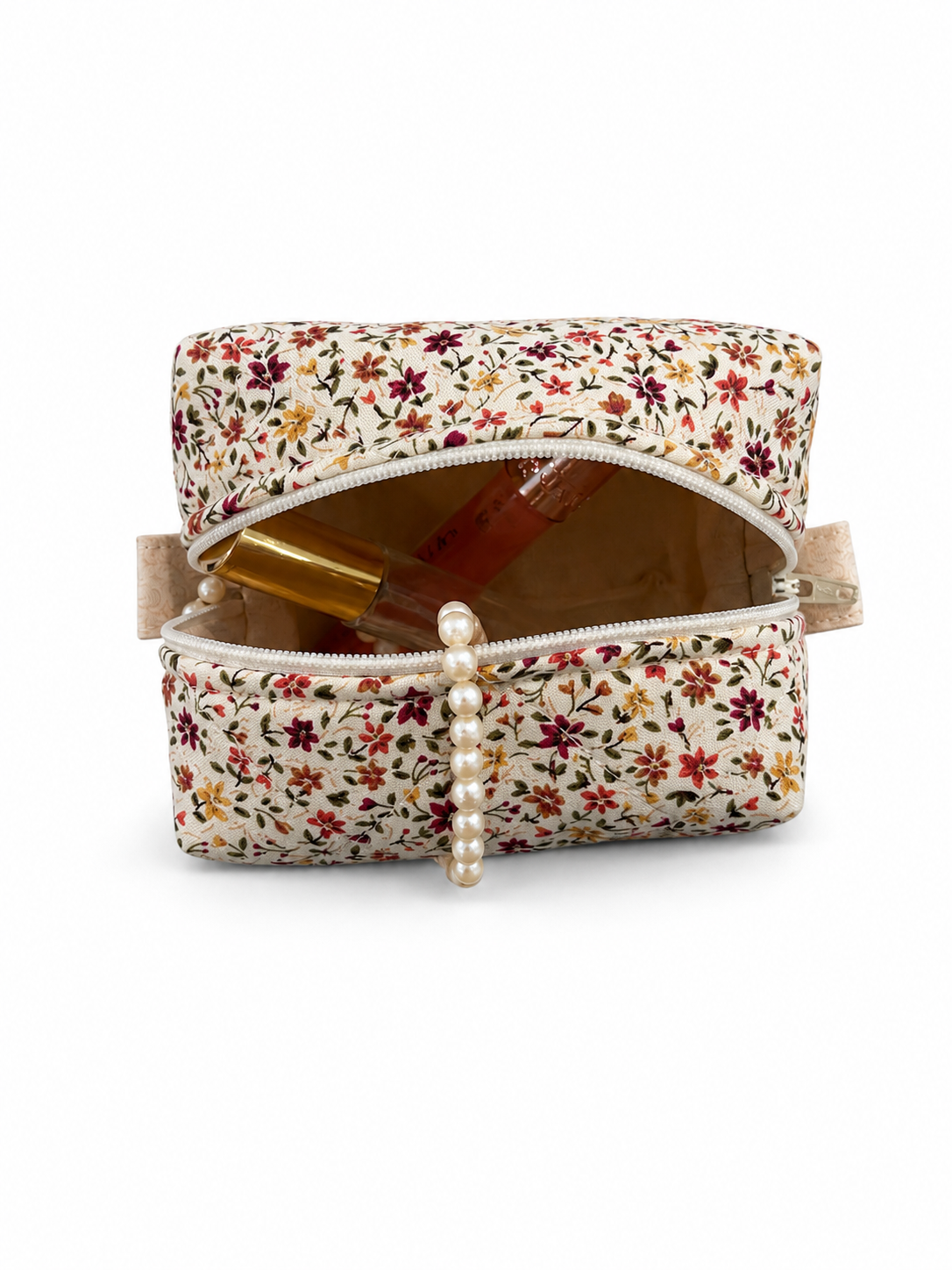 Fall Floral Mini Makeup Bag