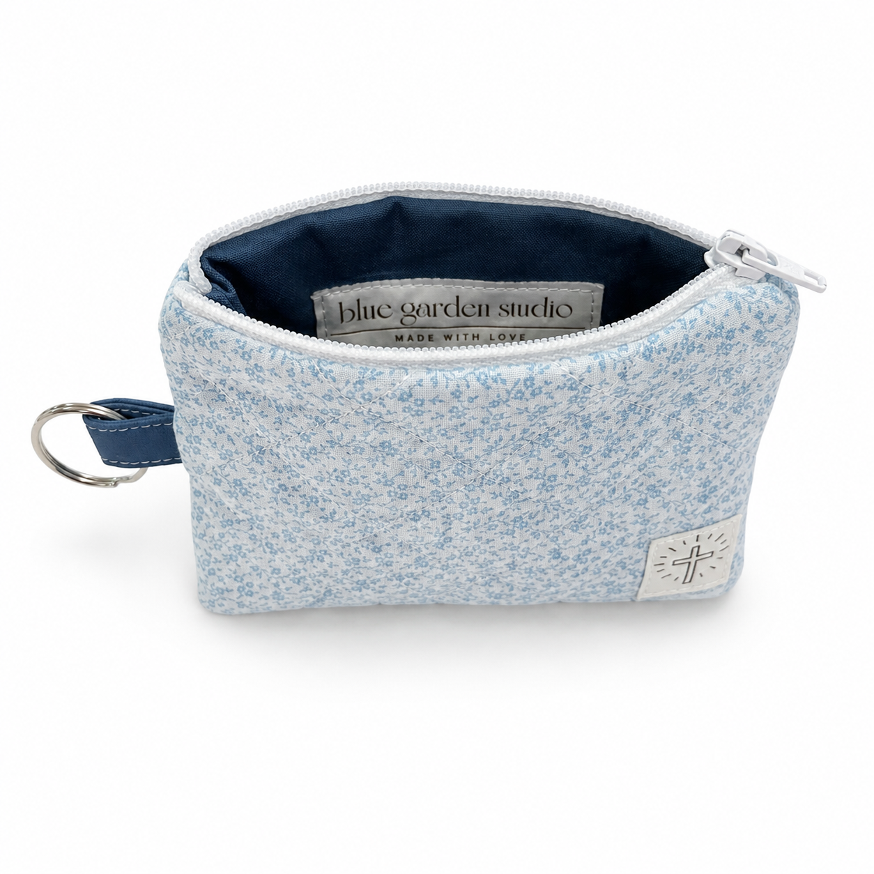Baby Blue Keychain Wallet