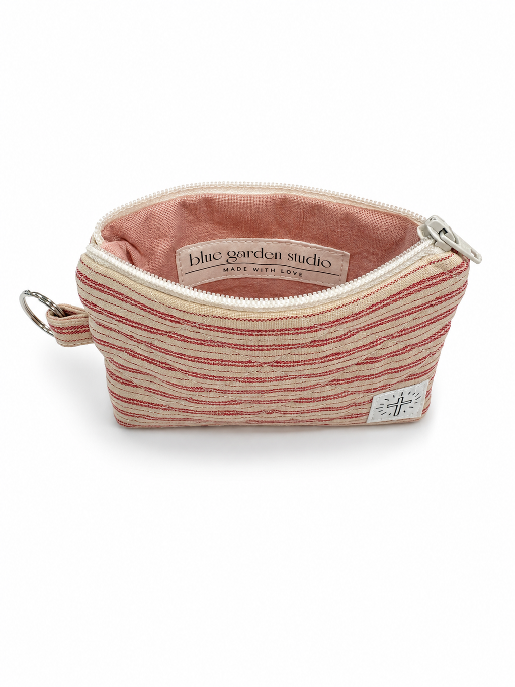 Vintage Stripes Keychain Wallet